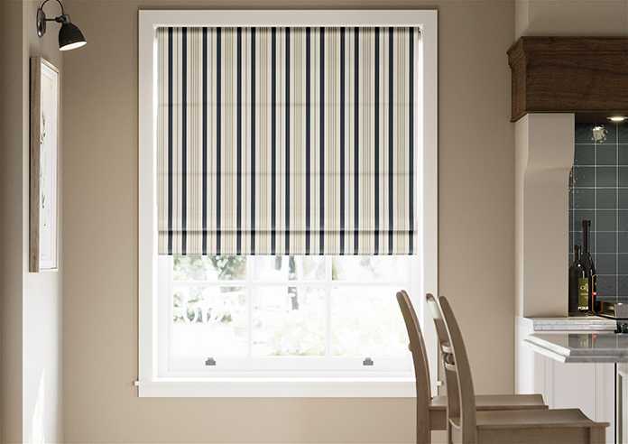 The British Stripe Co. George, Polzeath No.1 - Roman Blind - Image 3